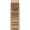 Ekena Millwork 7 1/2-in W x 14-in D x 22-in H Balboa Slat Rough Cedar Woodgrain TimberThane Outlooker, Primed Tan OUTUR075X14X22BOA24RCPR - alternate 3